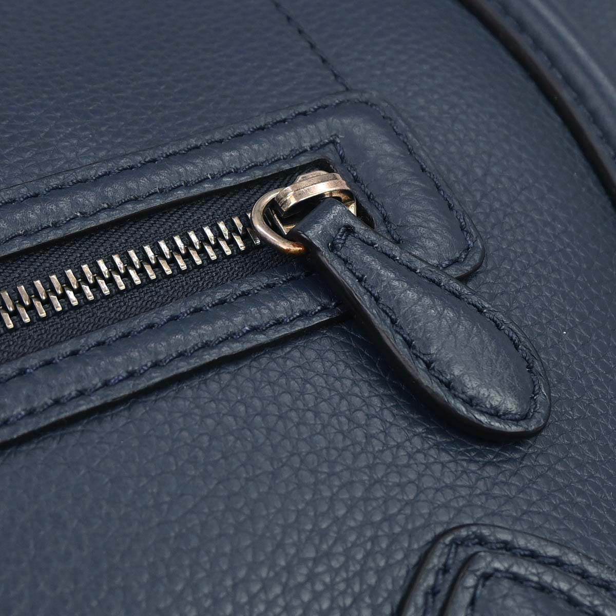 Celine Navy Mini Luggage Tote Bag