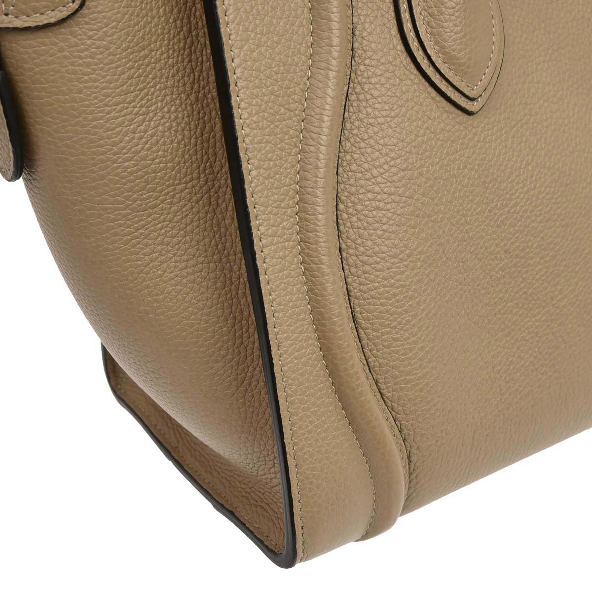Celine Beige Luggage Micro Tote Handbag