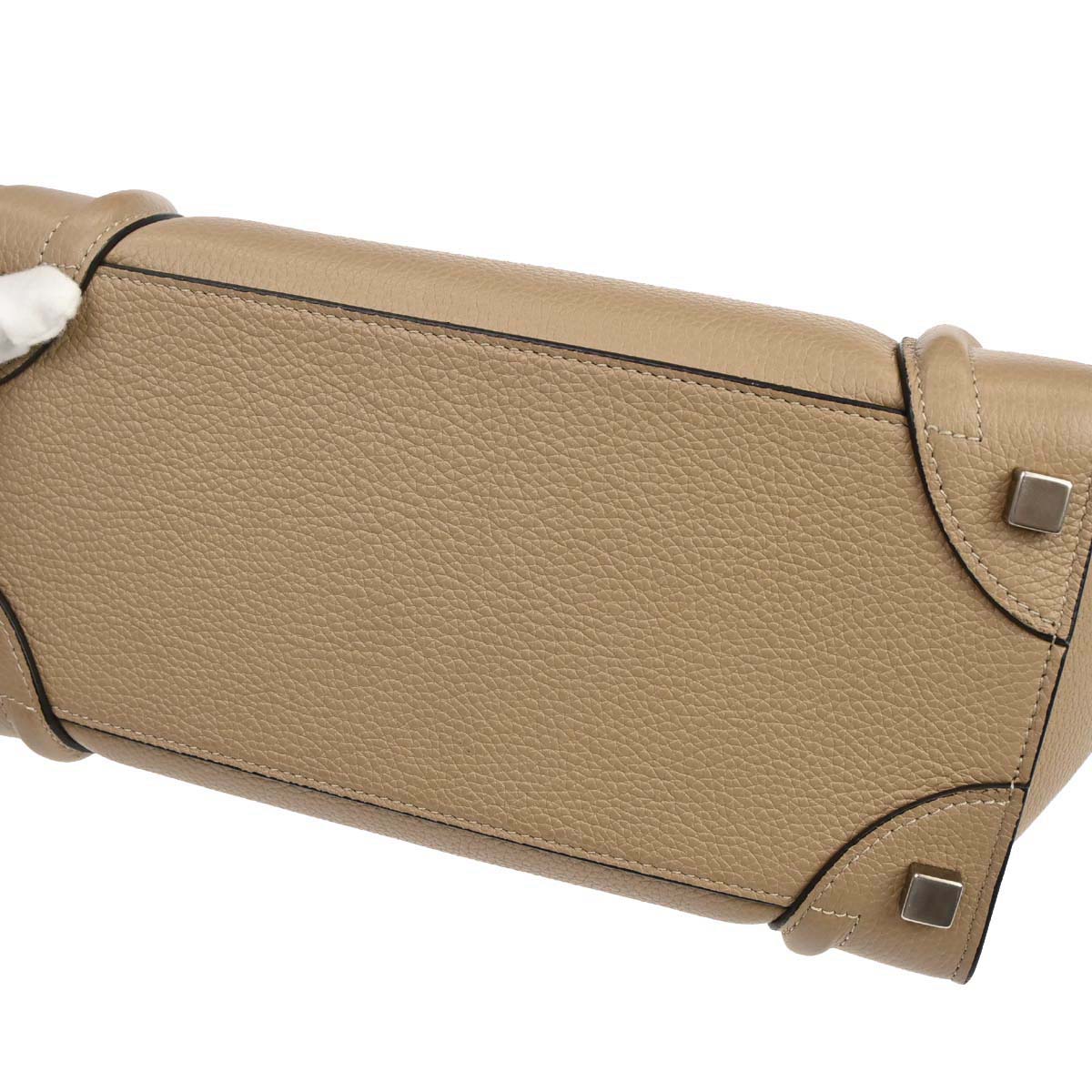 Celine Beige Luggage Micro Tote Handbag
