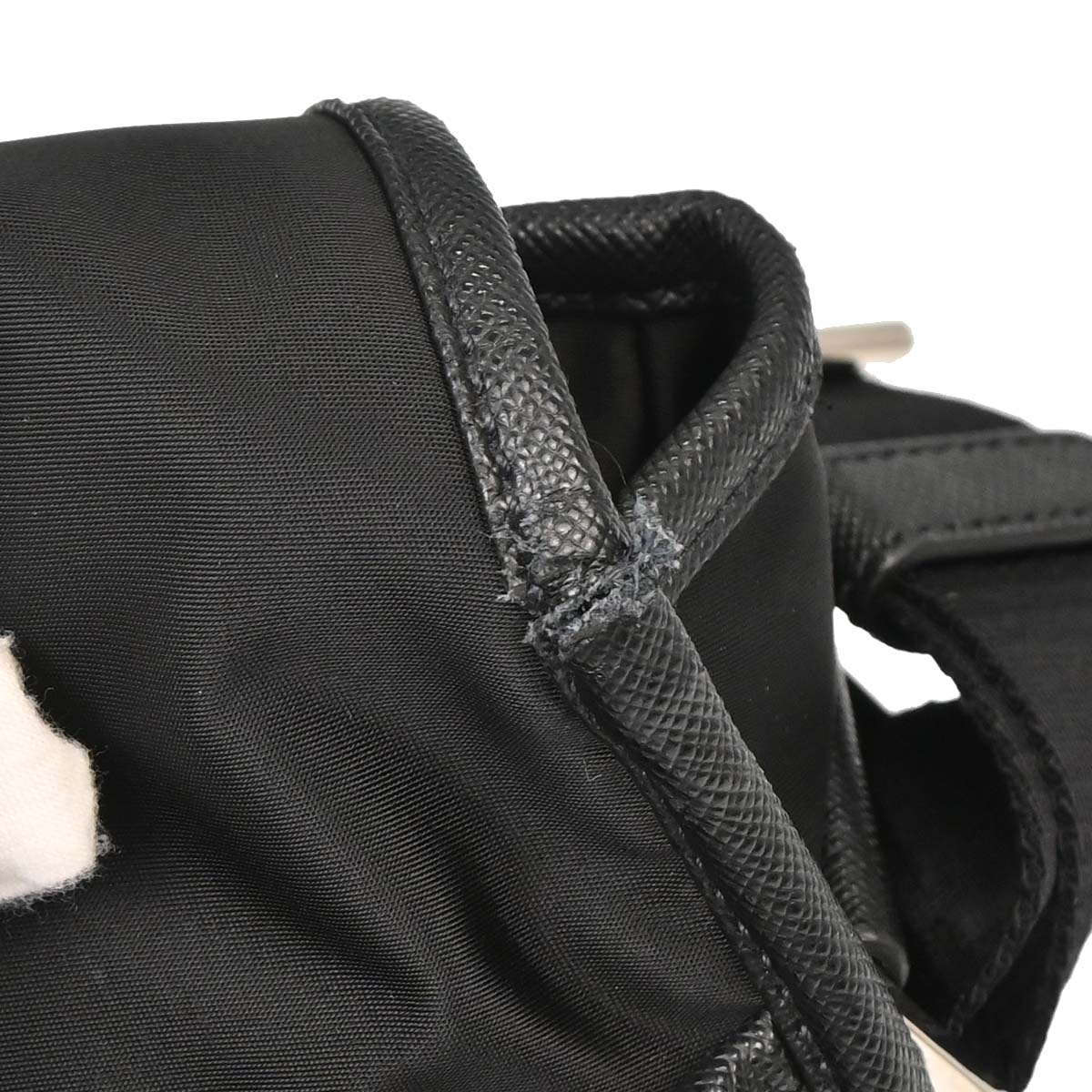 Prada * Black Nylon Shoulder Bag