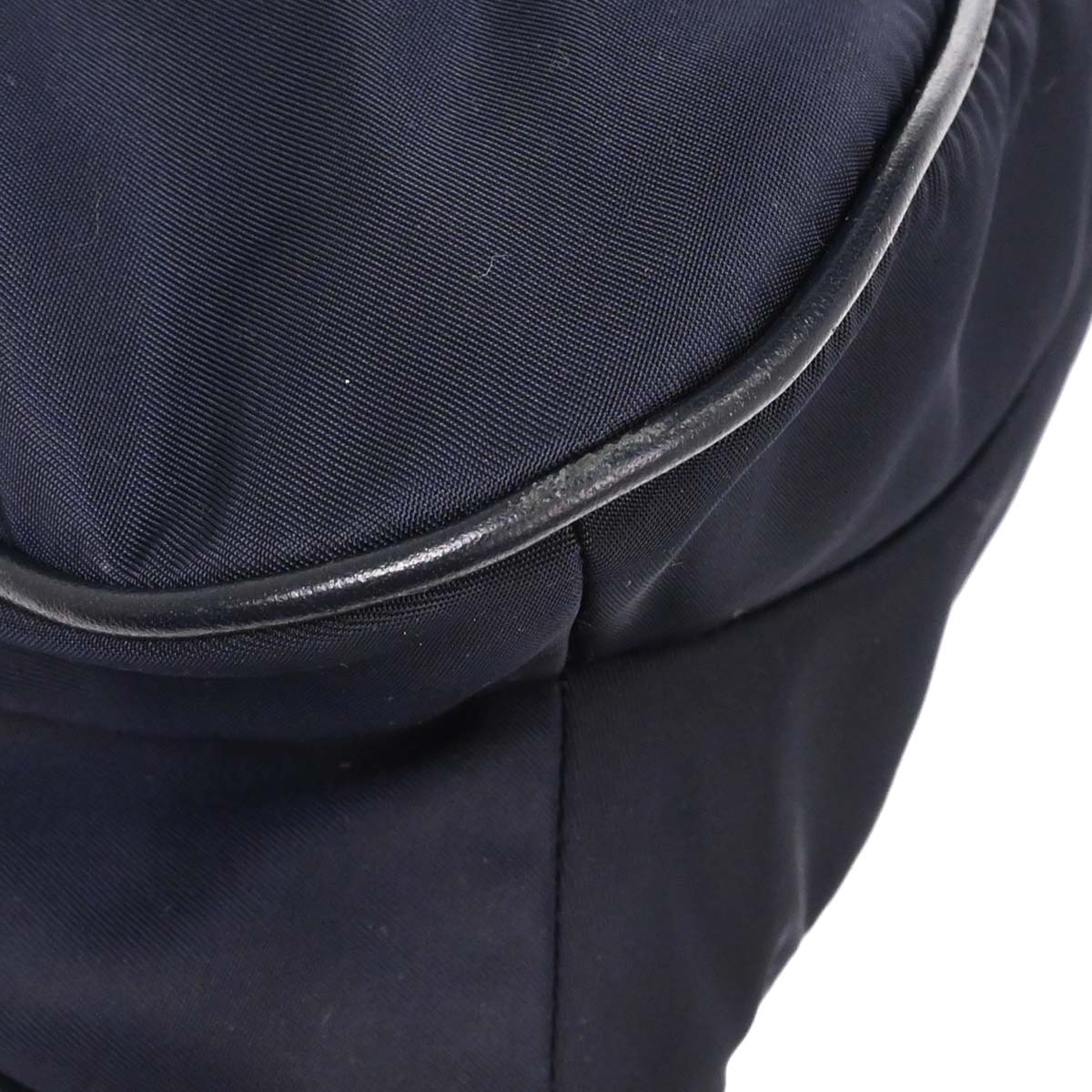 Prada Navy Nylon Handbag