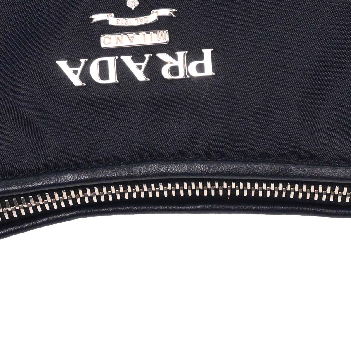 Prada Navy Nylon Handbag