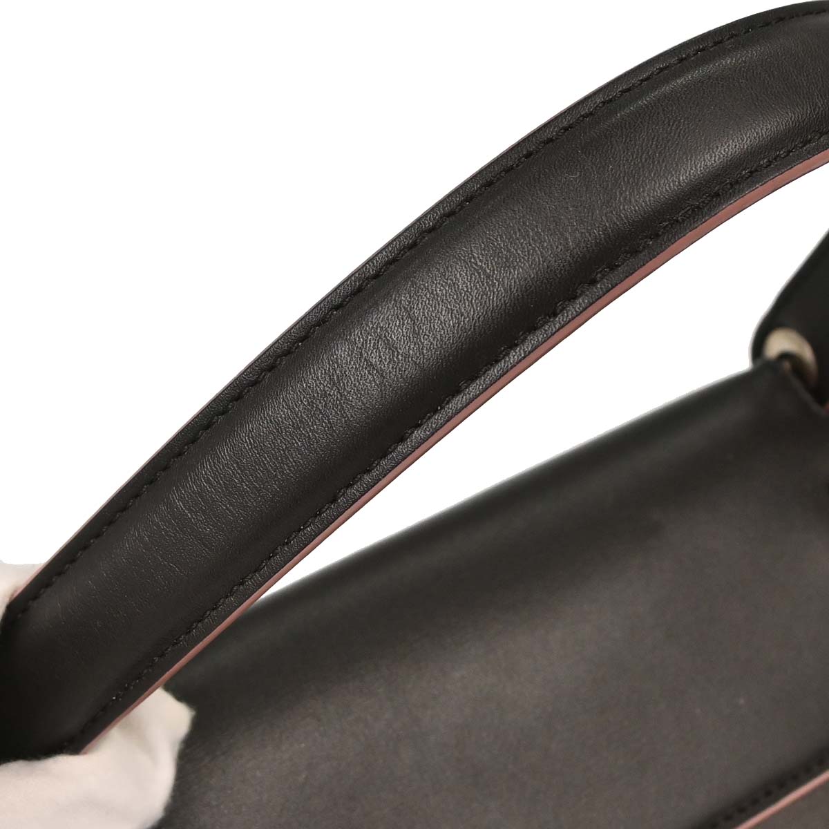 Celine Dark Gray Belt Bag 2way Shoulder Handbag