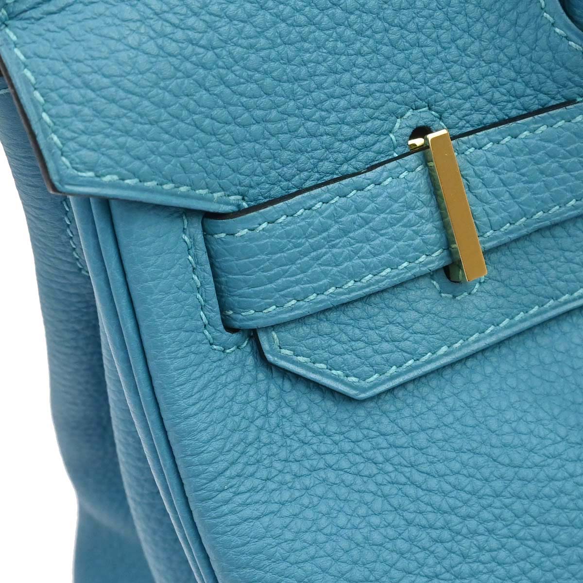 Hermes 2014 Blue Izmir Togo Birkin 30 Handbag