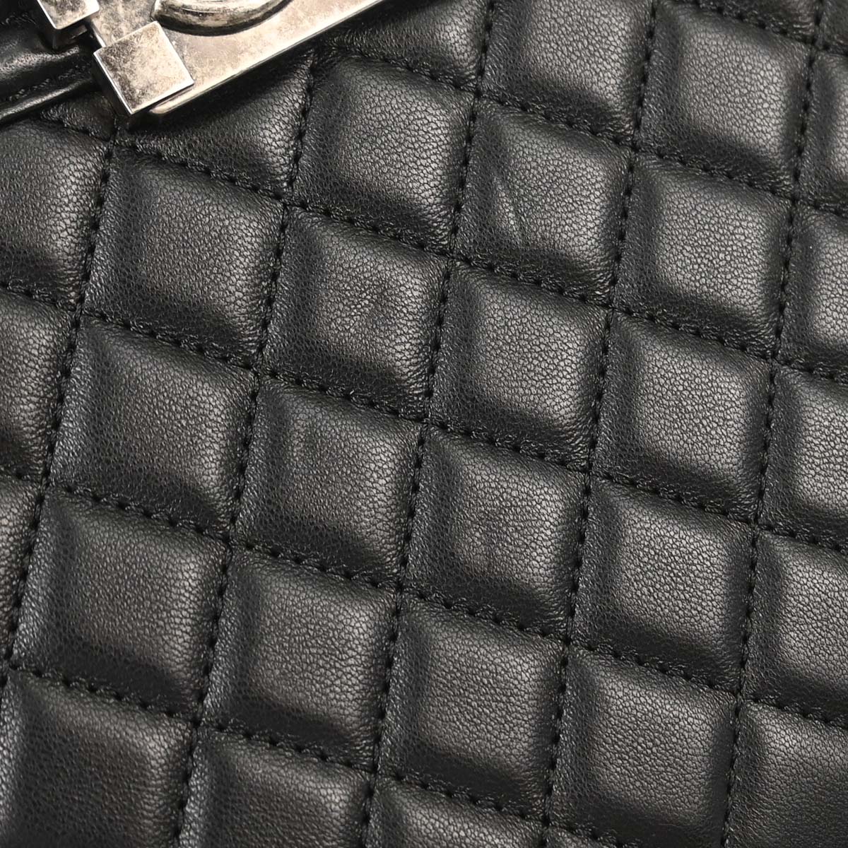 Boy Chanel Black Lambskin Medium Shoulder Bag