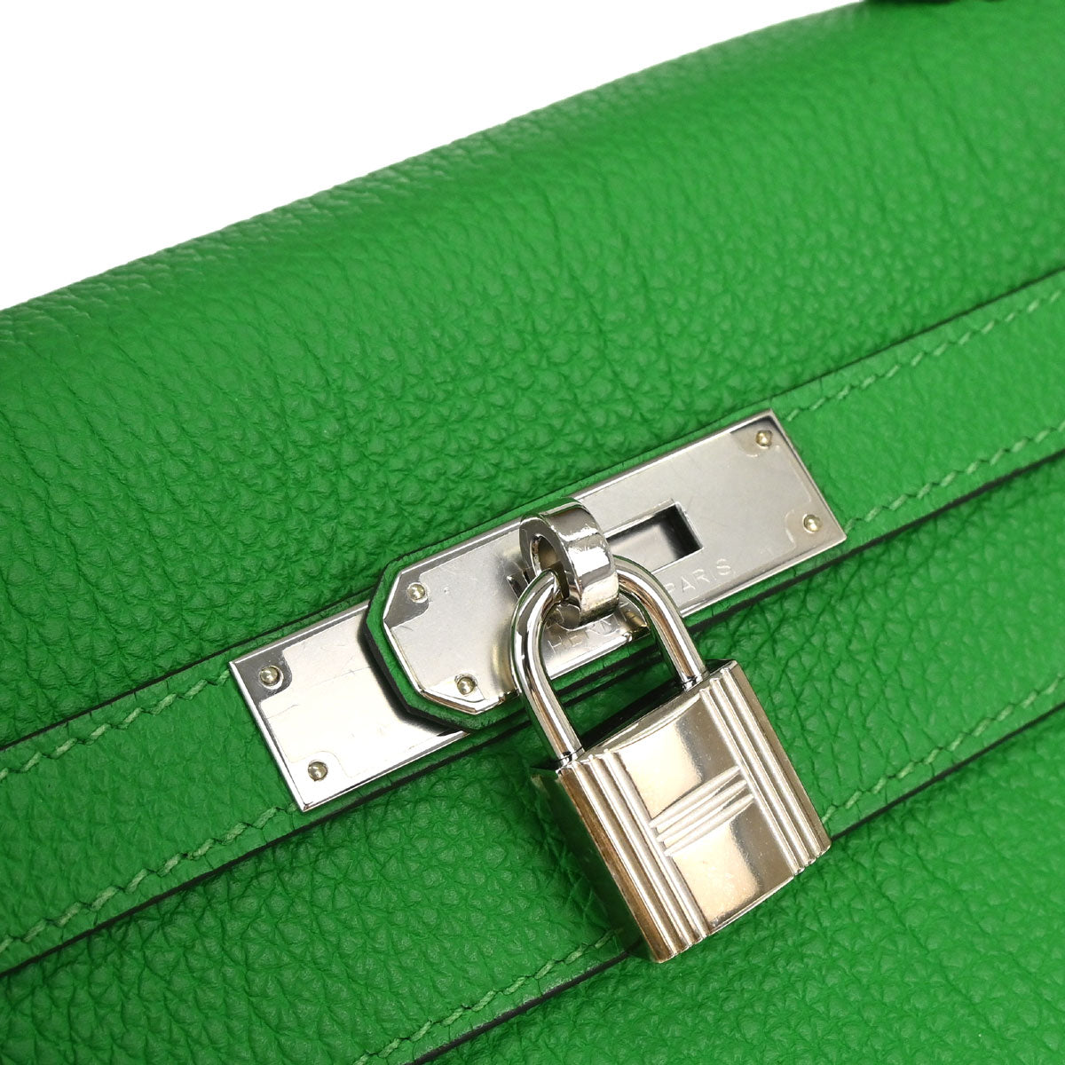 Hermes Bambou Togo Kelly 32 Retourne 2way Shoulder Handbag