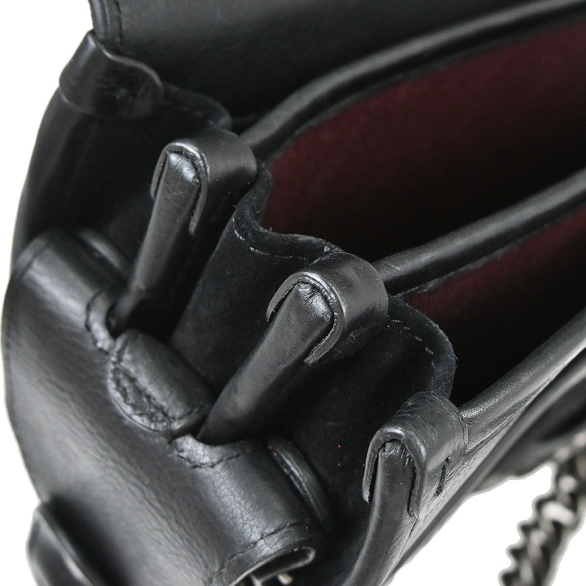 Chanel Black Calfskin Pony Hair Paris-Dallas Saddle Shoulder Bag