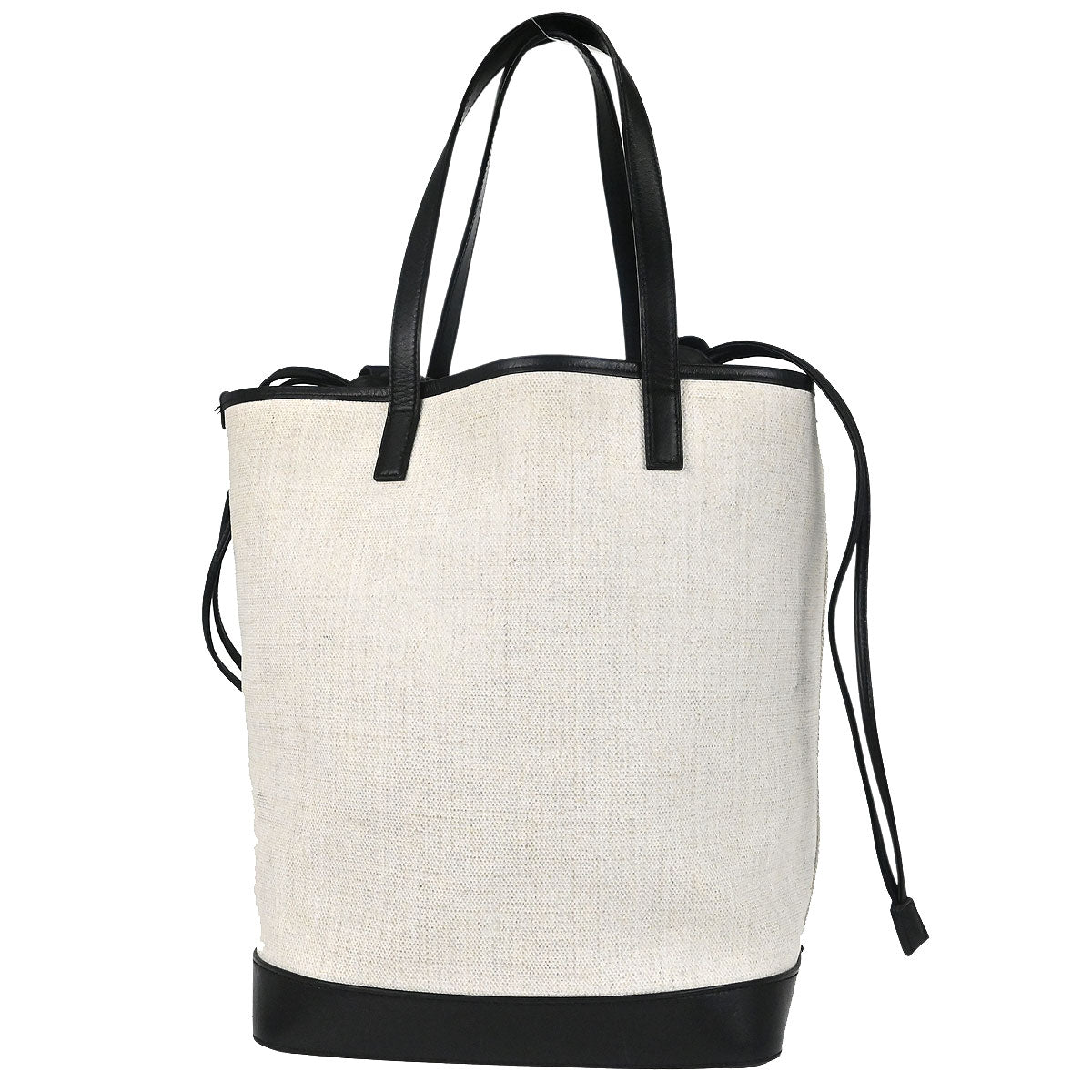 美品！SAINT LAURENT TEDDY TOTE BAG Saint Laurent White Calfskin Teddy Drawstring Tote Handbag