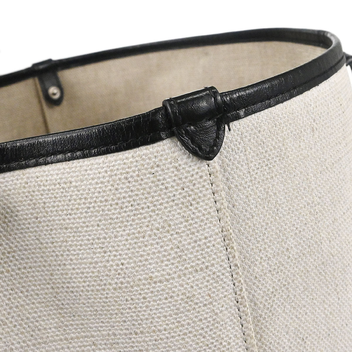 Saint Laurent White Calfskin Teddy Drawstring Tote Handbag