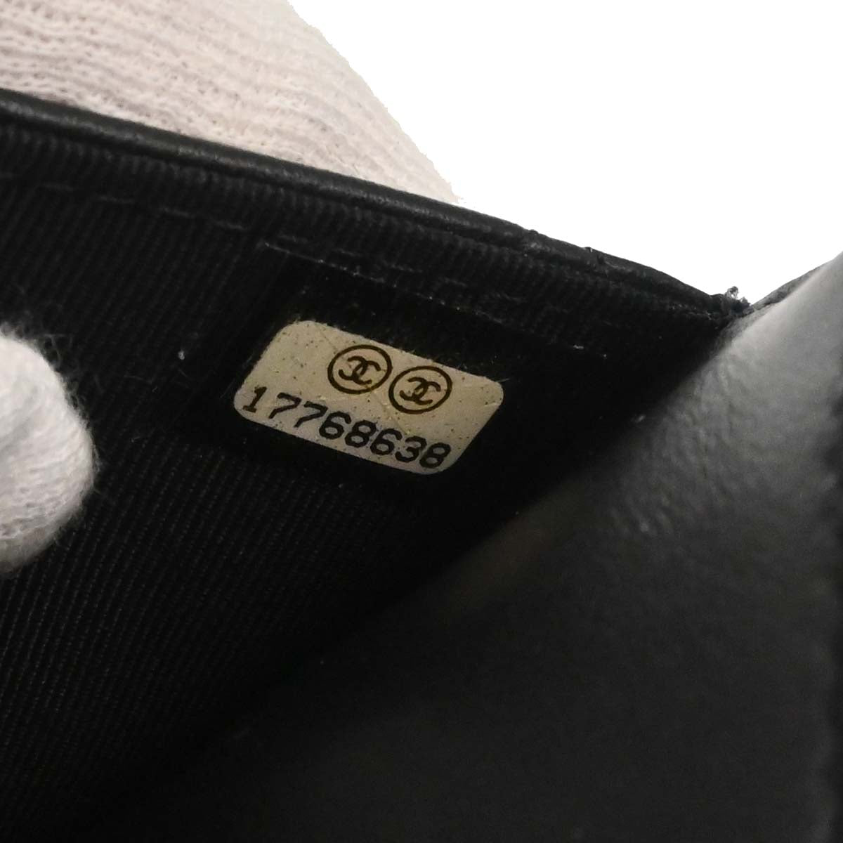 Chanel 2012-2013 Black Lambskin Classic WOC Wallet on Chain Bag