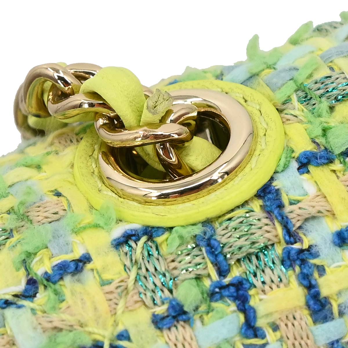 Chanel 2019 Green Tweed CC Mania Camera Bag Shoulder Bag