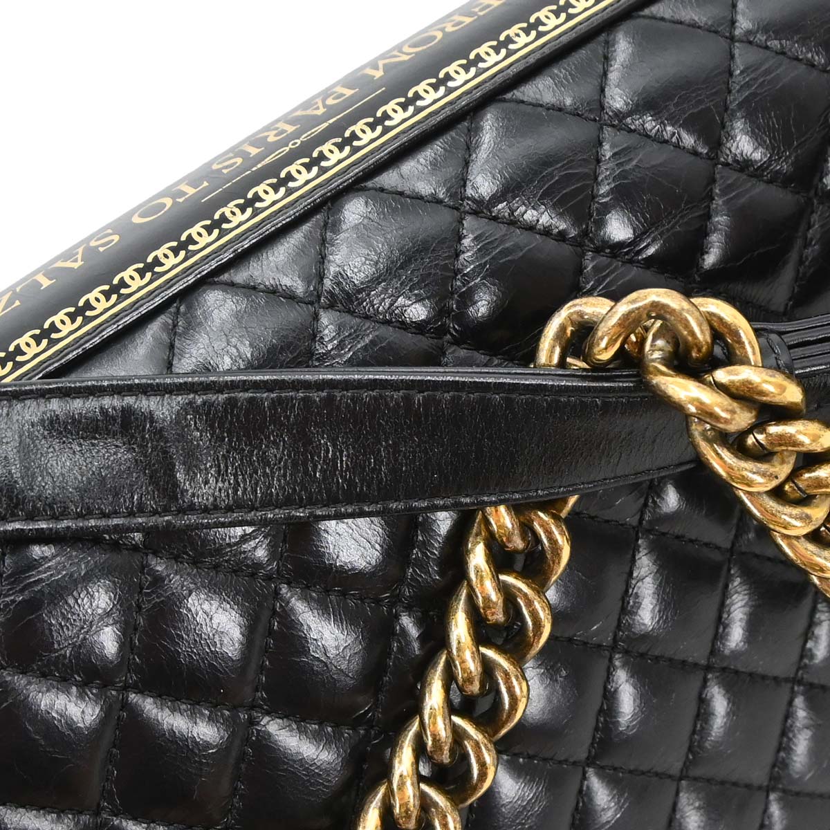 Boy Chanel 2015-2016 Black Calfskin Medium Shoulder Bag