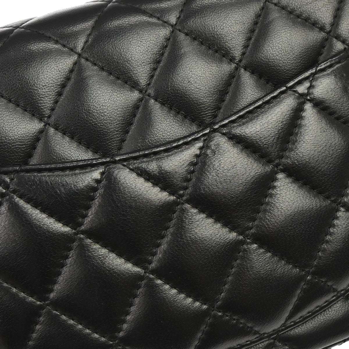 Chanel 2015-2016 Black Lambskin Mini Classic Square Flap Shoulder Bag 17