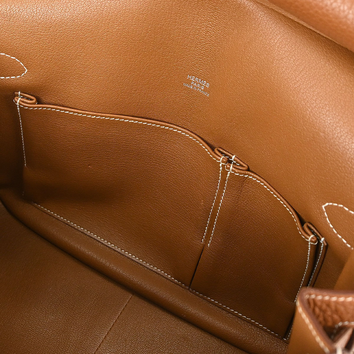 Hermes Gold Taurillon Clemence Jypsiere 31 Bag