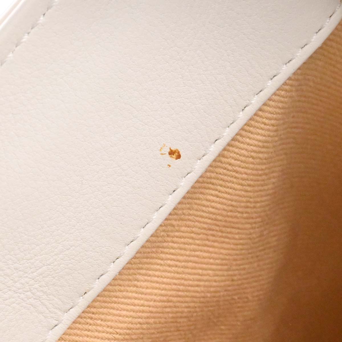 Chanel White Calfskin 2way Shoulder Bucket Handbag