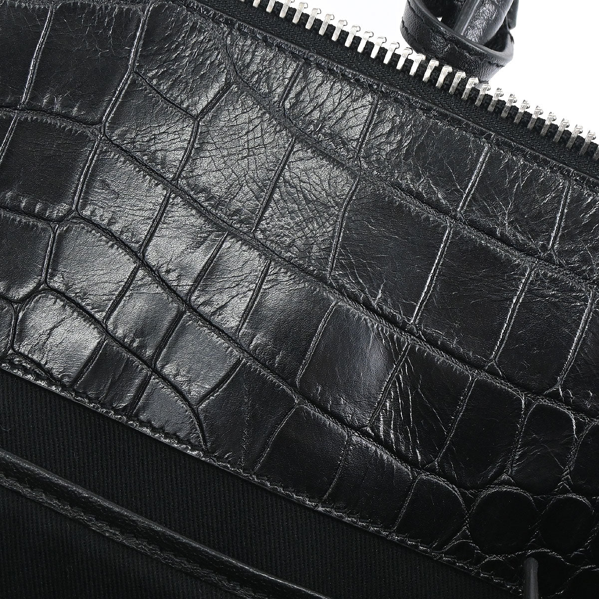 Saint Laurent Black Leather Sac de Jour 2way Shoulder Tote Handbag