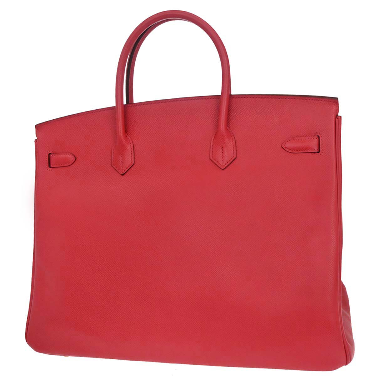 Hermes Rouge Casaque Epsom Birkin 40 Handbag
