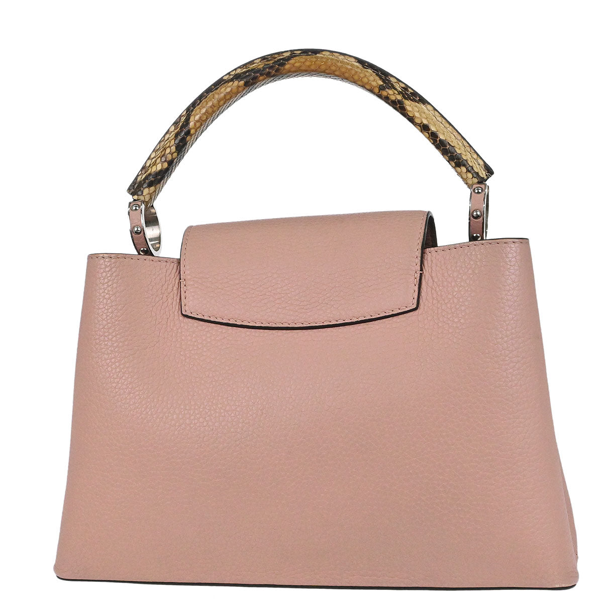 Louis Vuitton * Pink Python Capucines MM Handbag N92801