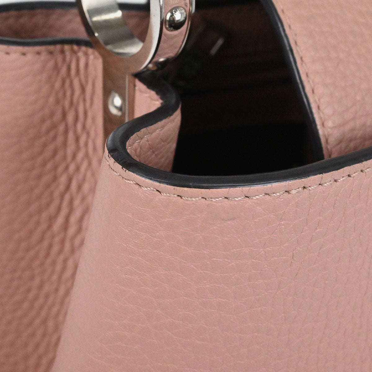 Louis Vuitton * Pink Python Capucines MM Handbag N92801