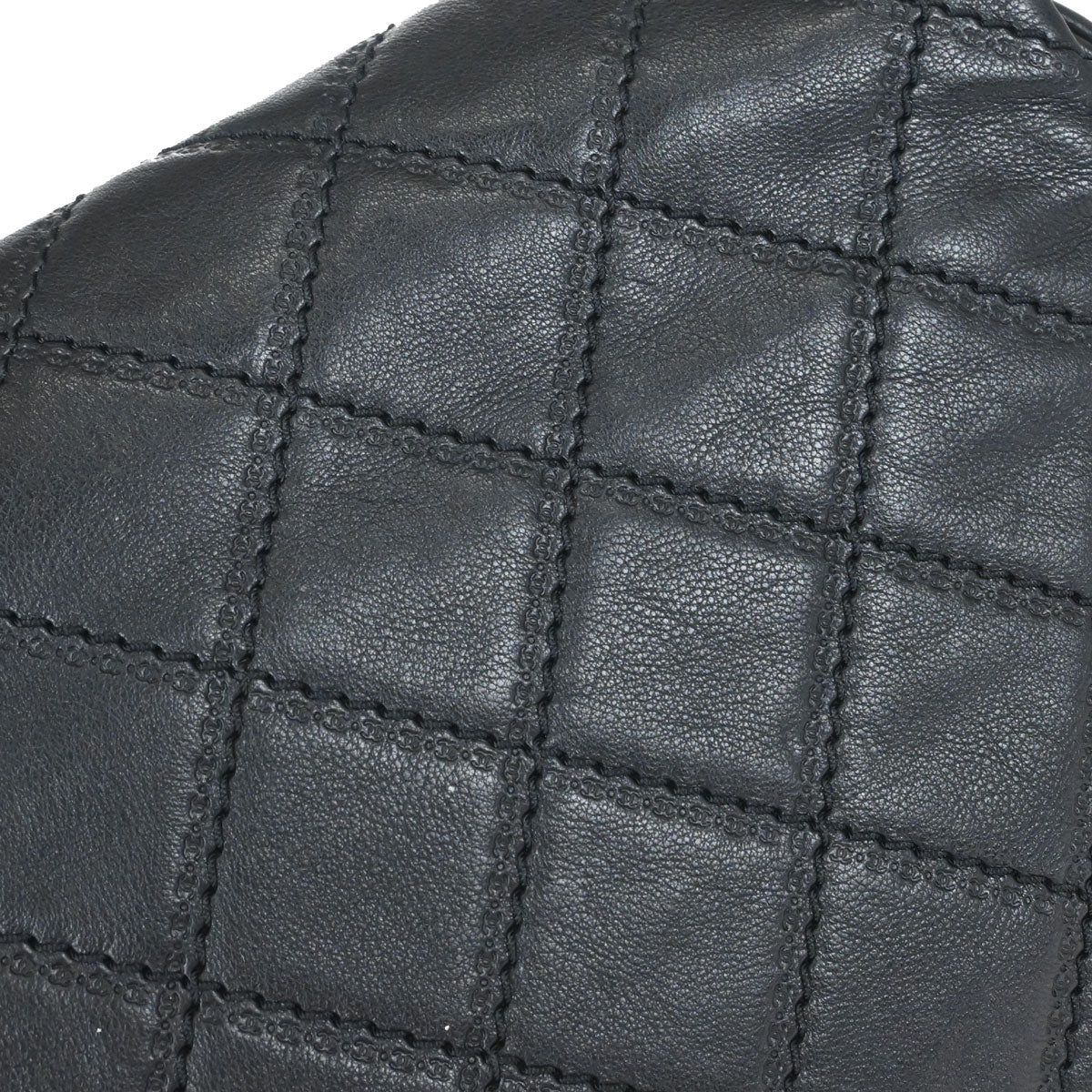 Chanel 2013-2014 Black Calfskin Paris-Edinburgh Jumbo Coco Sporran Shoulder Bag