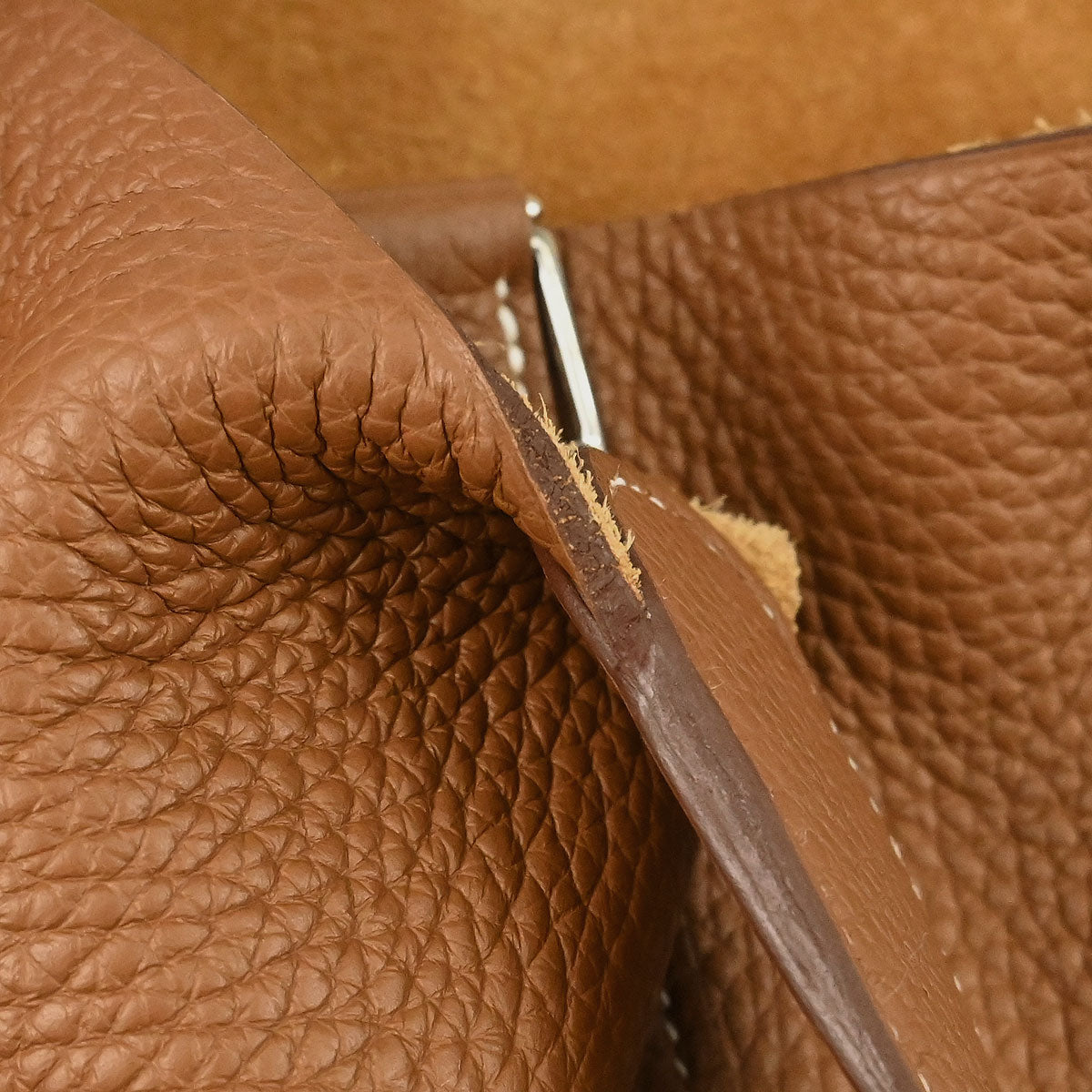 Hermes Gold Taurillon Clemence Picotin Lock 26 GM Handbag