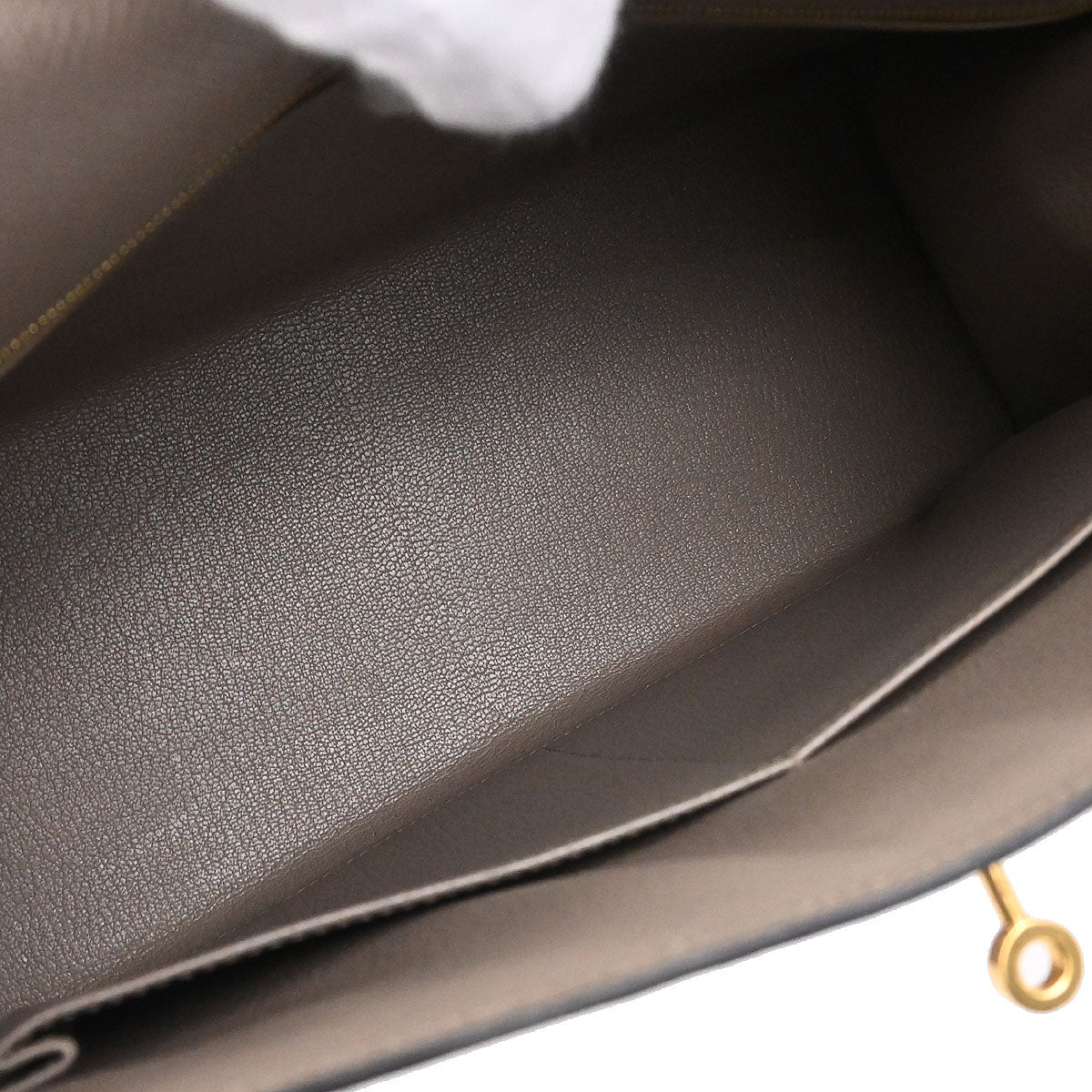 Hermes Gris Asphalte Epsom Kelly 32 Sellier 2way Shoulder Handbag