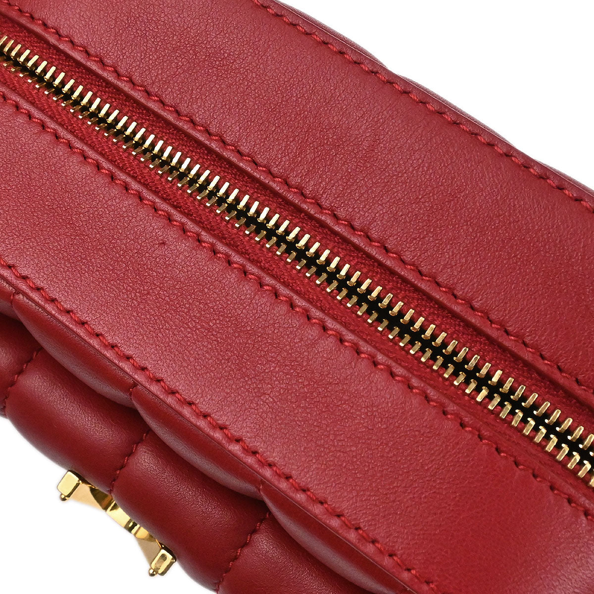 Saint Laurent Red Vicky Camera Bag Shoulder Bag
