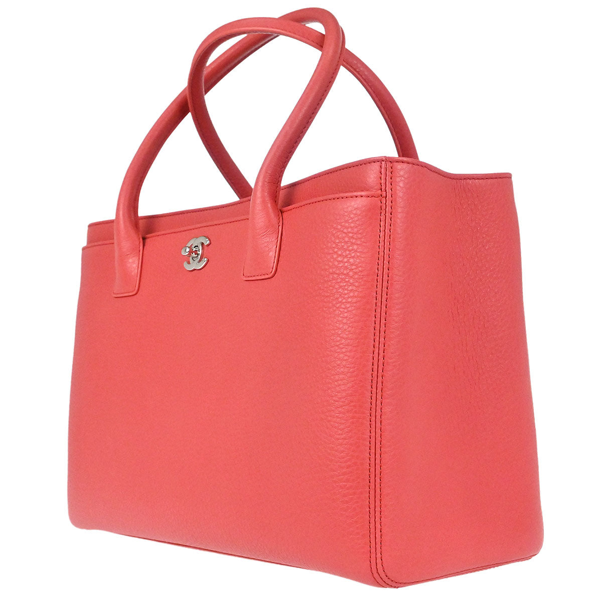 Chanel 2014 Pink Deerskin Executive Cerf 2way Shoulder Tote Bag