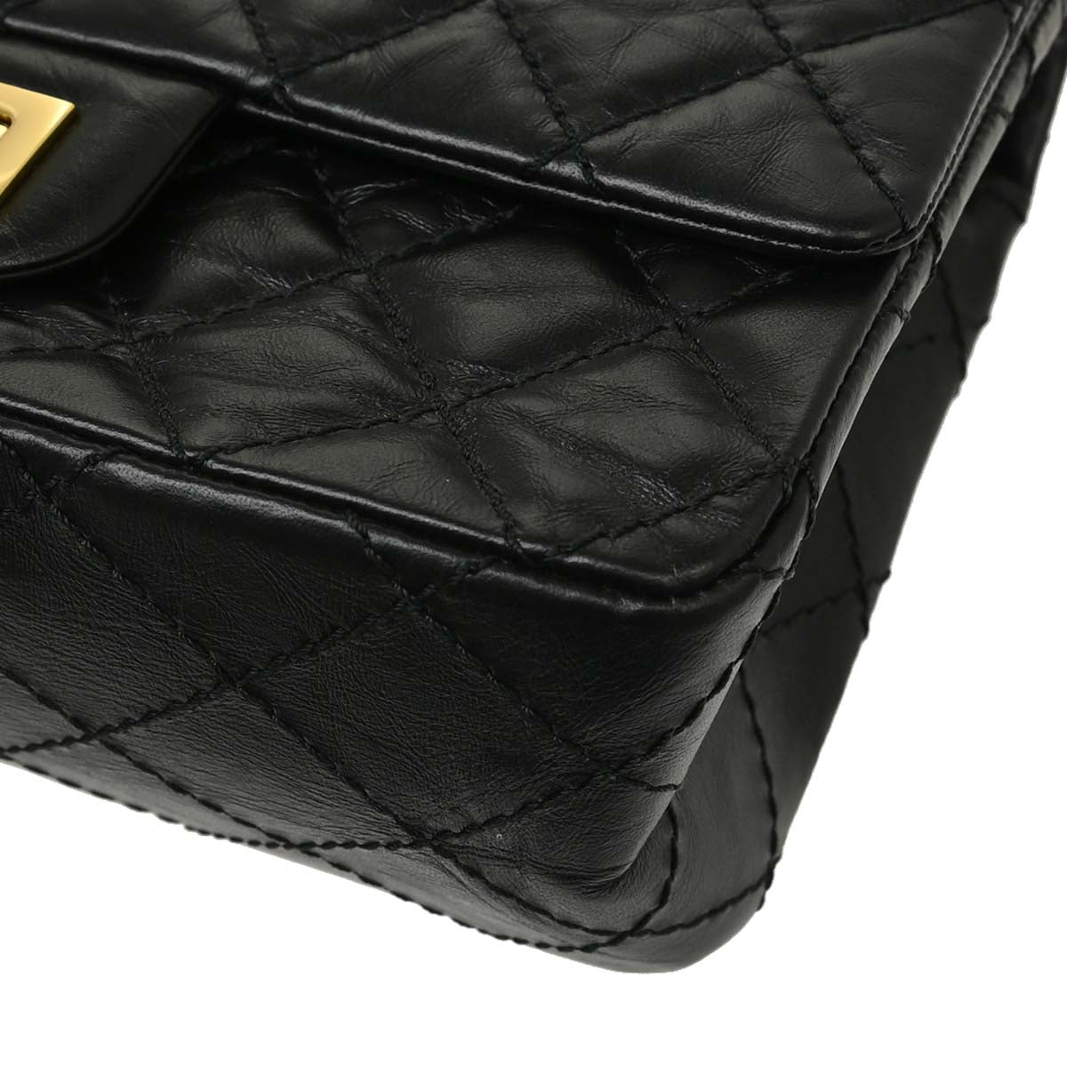 Chanel 2019 Black Calfskin Mademoiselle Lock Shoulder Bag