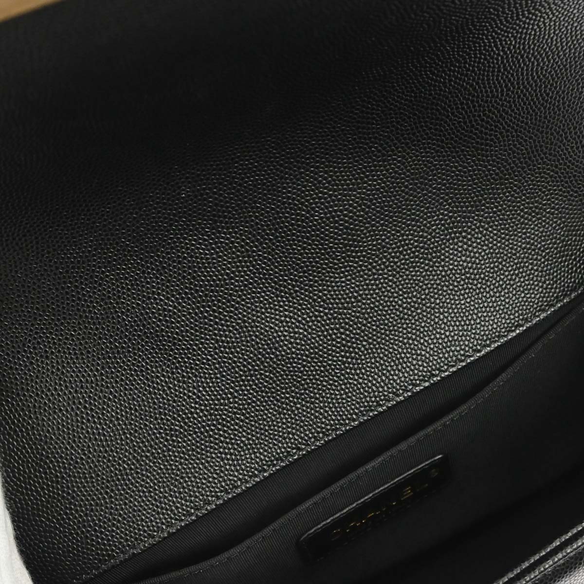 Boy Chanel 2018-2019 Black Caviar Skin Medium Shoulder Bag
