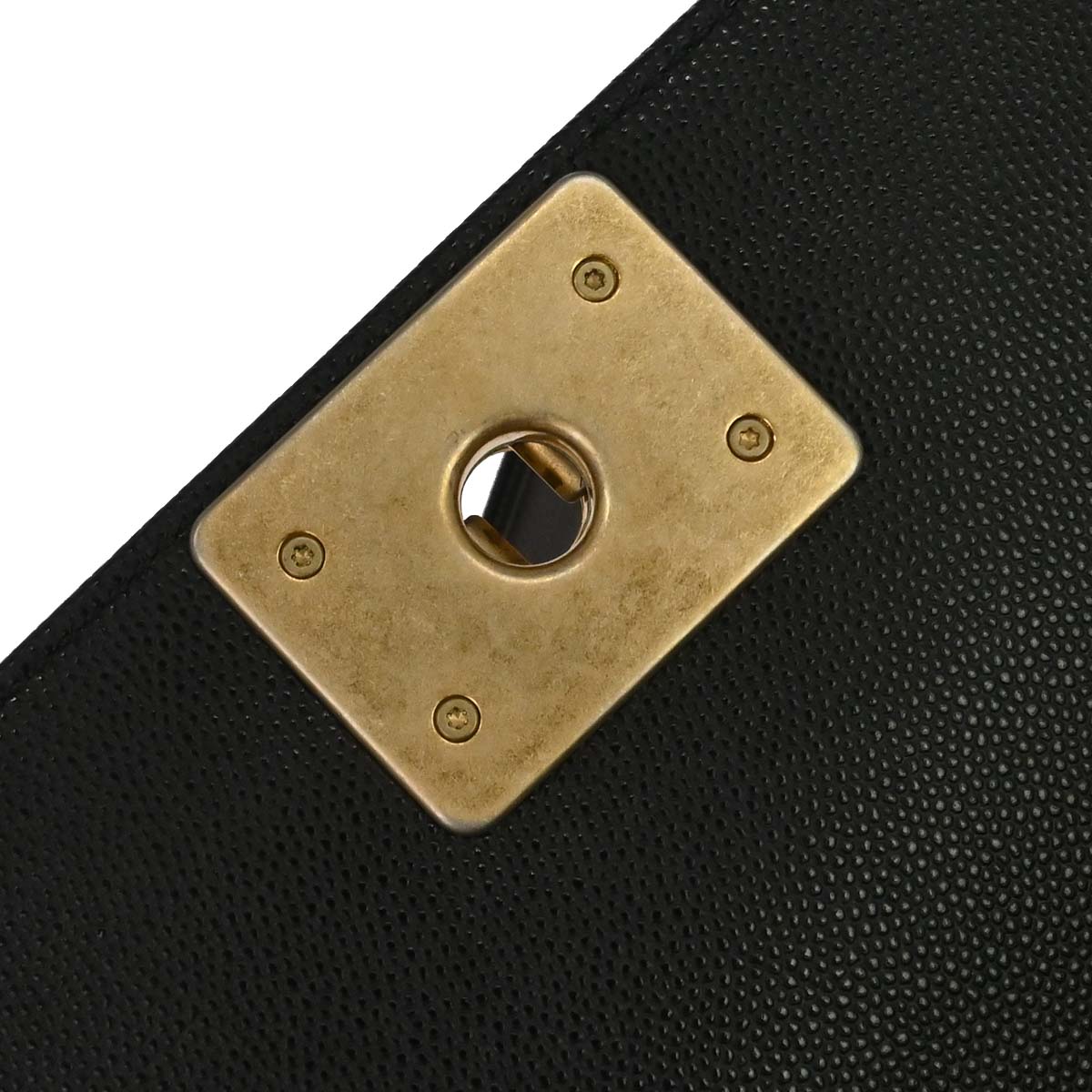 Boy Chanel 2018-2019 Black Caviar Skin Medium Shoulder Bag