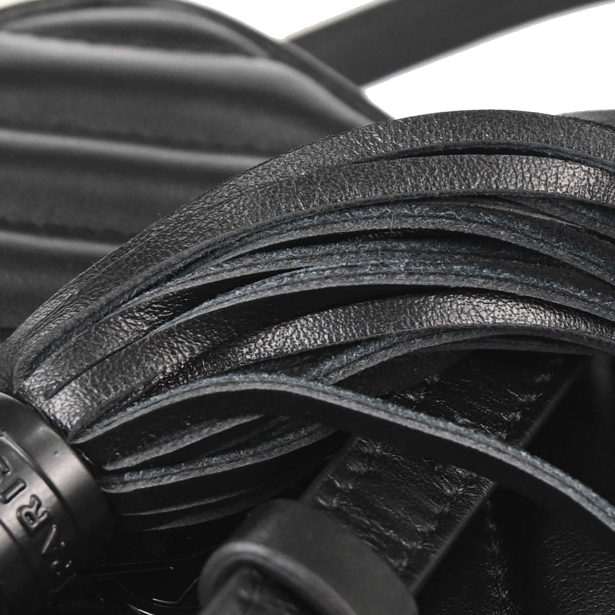Saint Laurent Black Leather Lou Camera Bum Bag