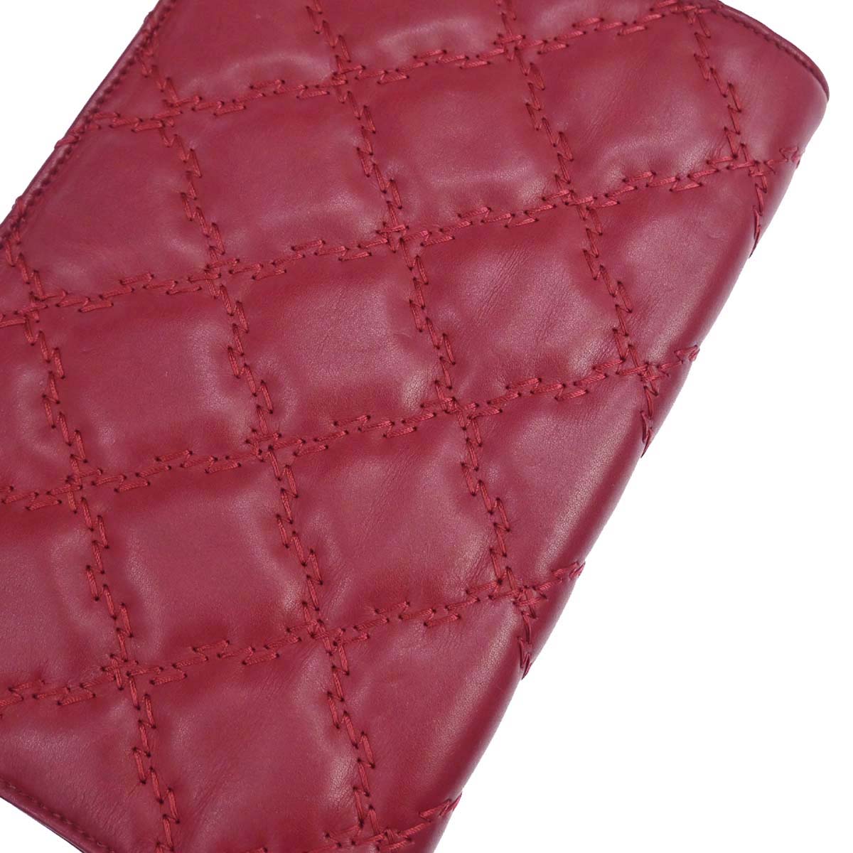 Chanel 2013-2014 Red Calfskin Hamptons WOC Wallet on Chain Bag