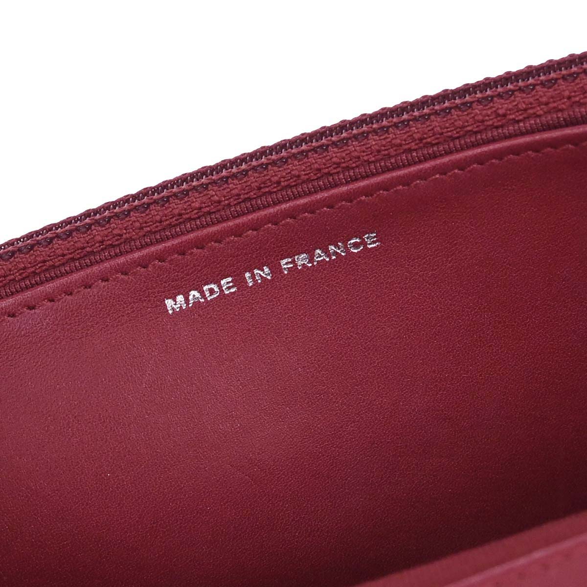 Chanel 2013-2014 Red Calfskin Hamptons WOC Wallet on Chain Bag