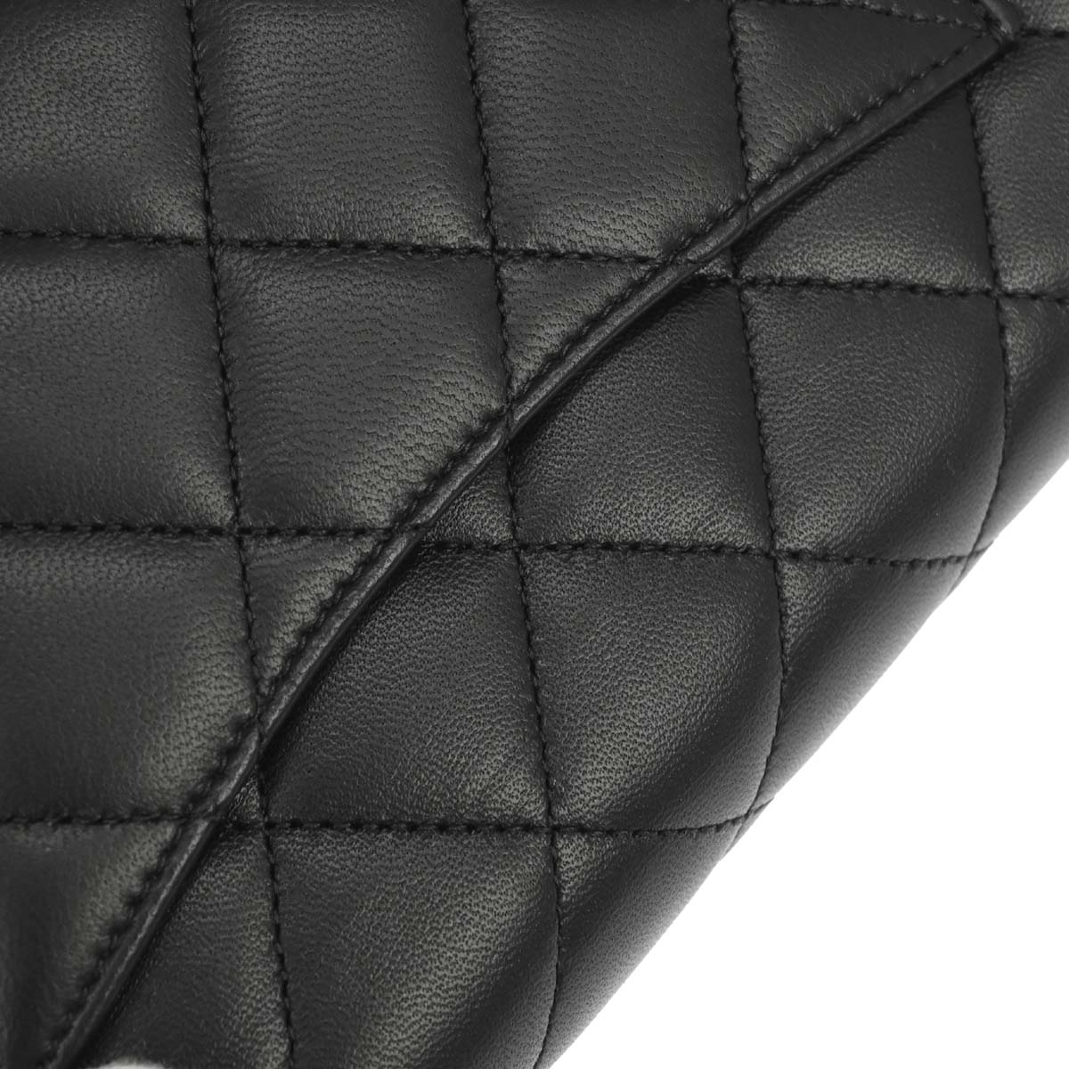 Chanel 2013-2014 Black Lambskin Classic WOC Wallet on Chain Bag