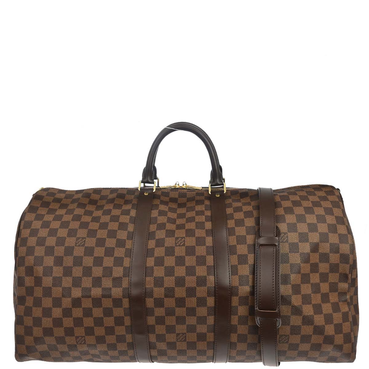 Louis Vuitton Damier Keepall Bandouliere 55 Duffle Bag N41414