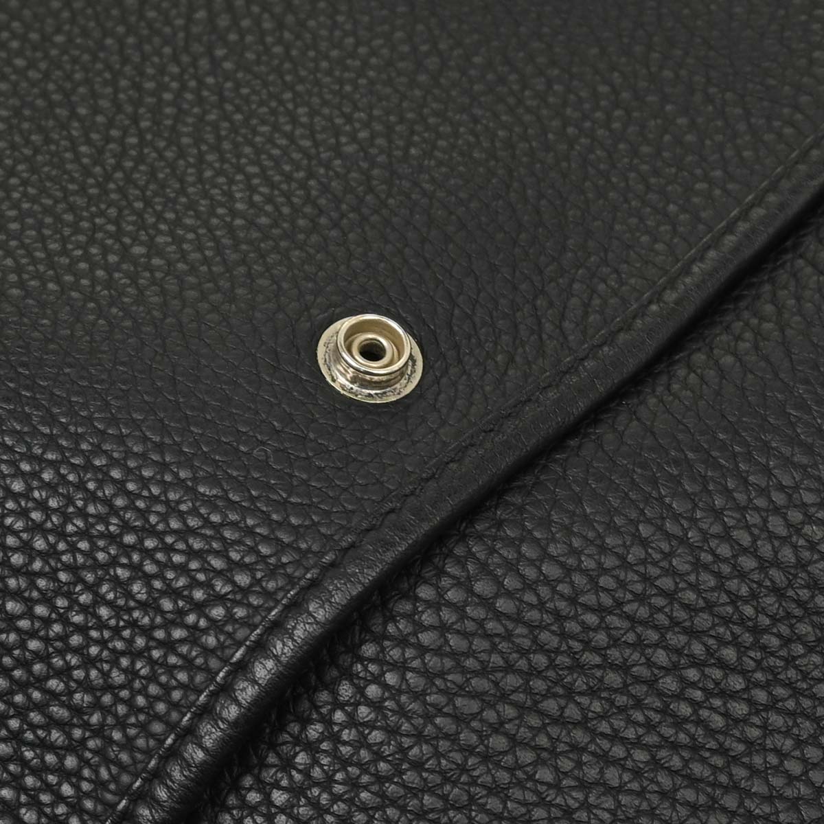 Hermes 2010 Black Taurillon Clemence Evelyne 3 41 TGM Shoulder Bag