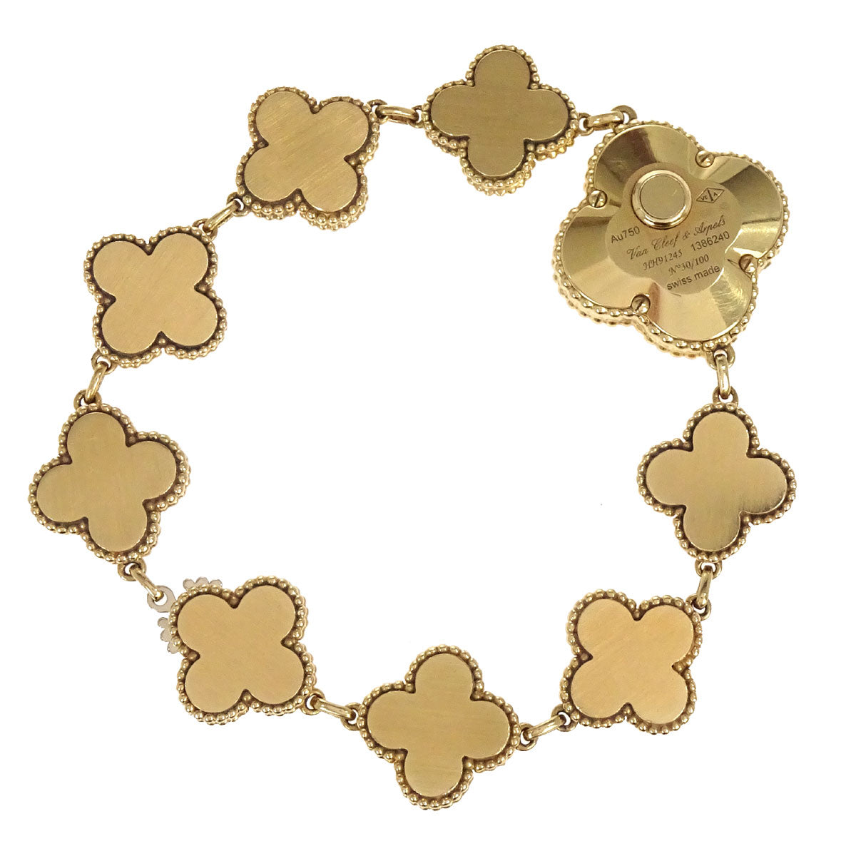 Van Cleef & Arpels Sweet Alhambra 21mm Ref.HH91245 Quartz Watch 18KYG