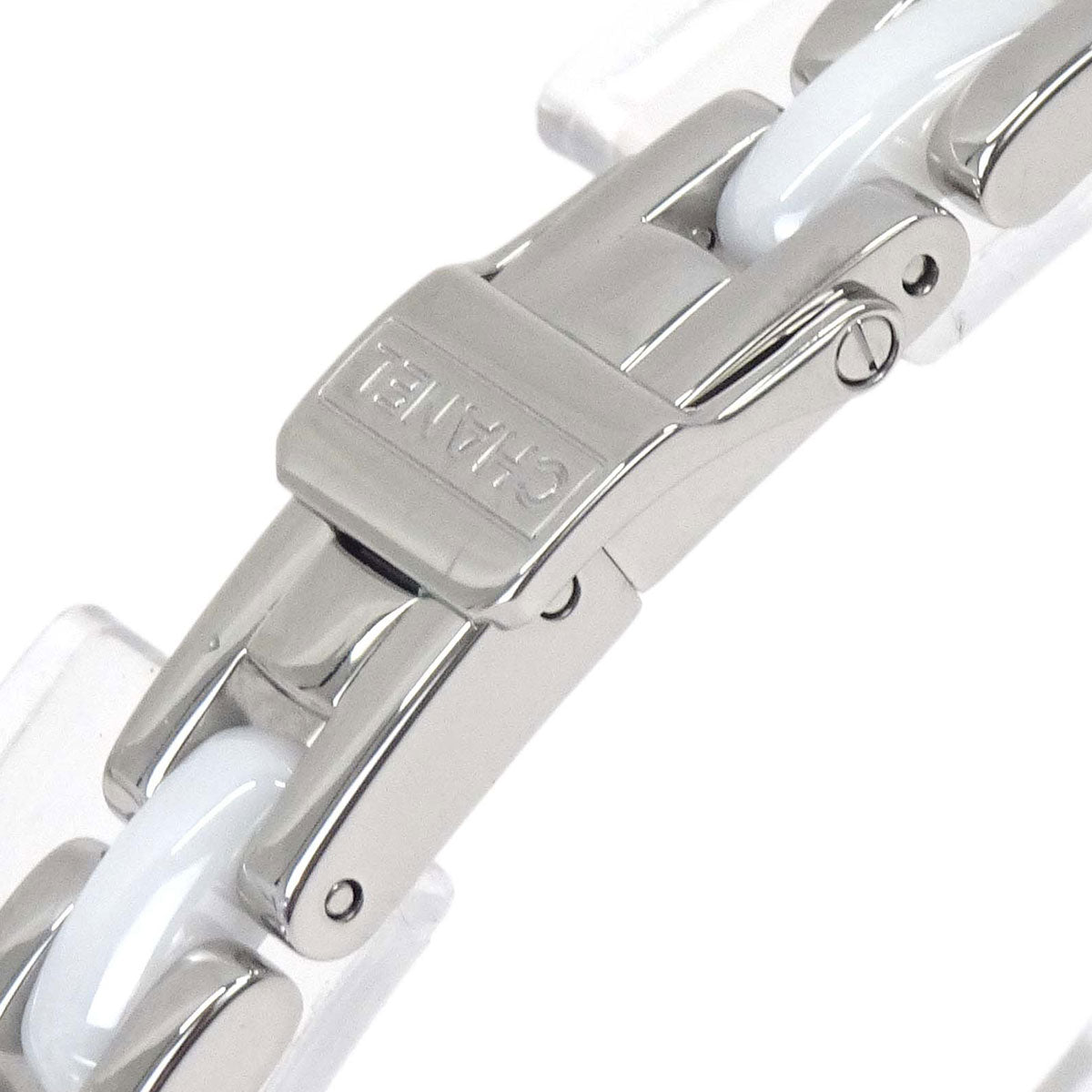 Chanel Premiere 15mm H2132 Quartz Watch Ceramic SS Diamond