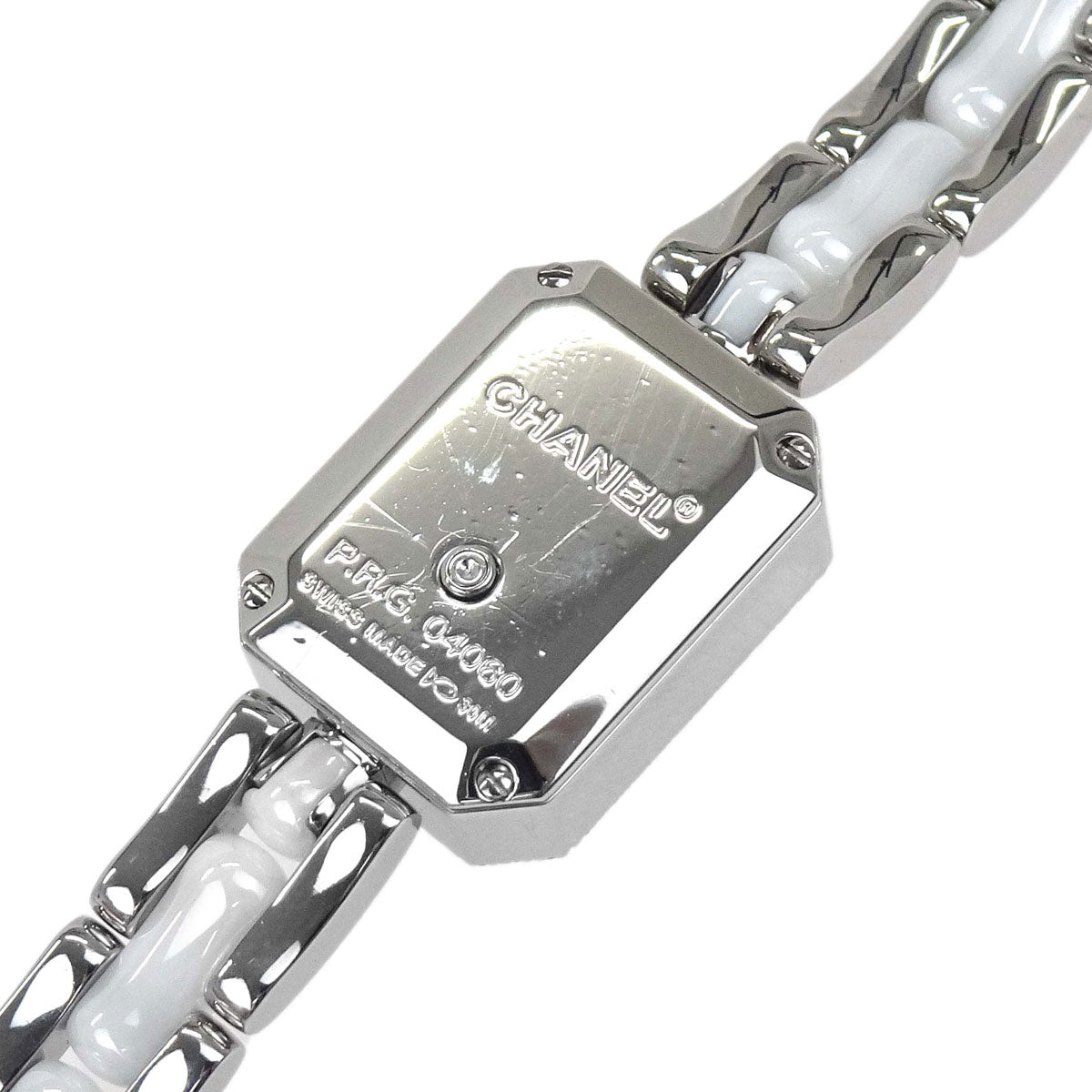 Chanel Premiere 15mm H2132 Quartz Watch Ceramic SS Diamond
