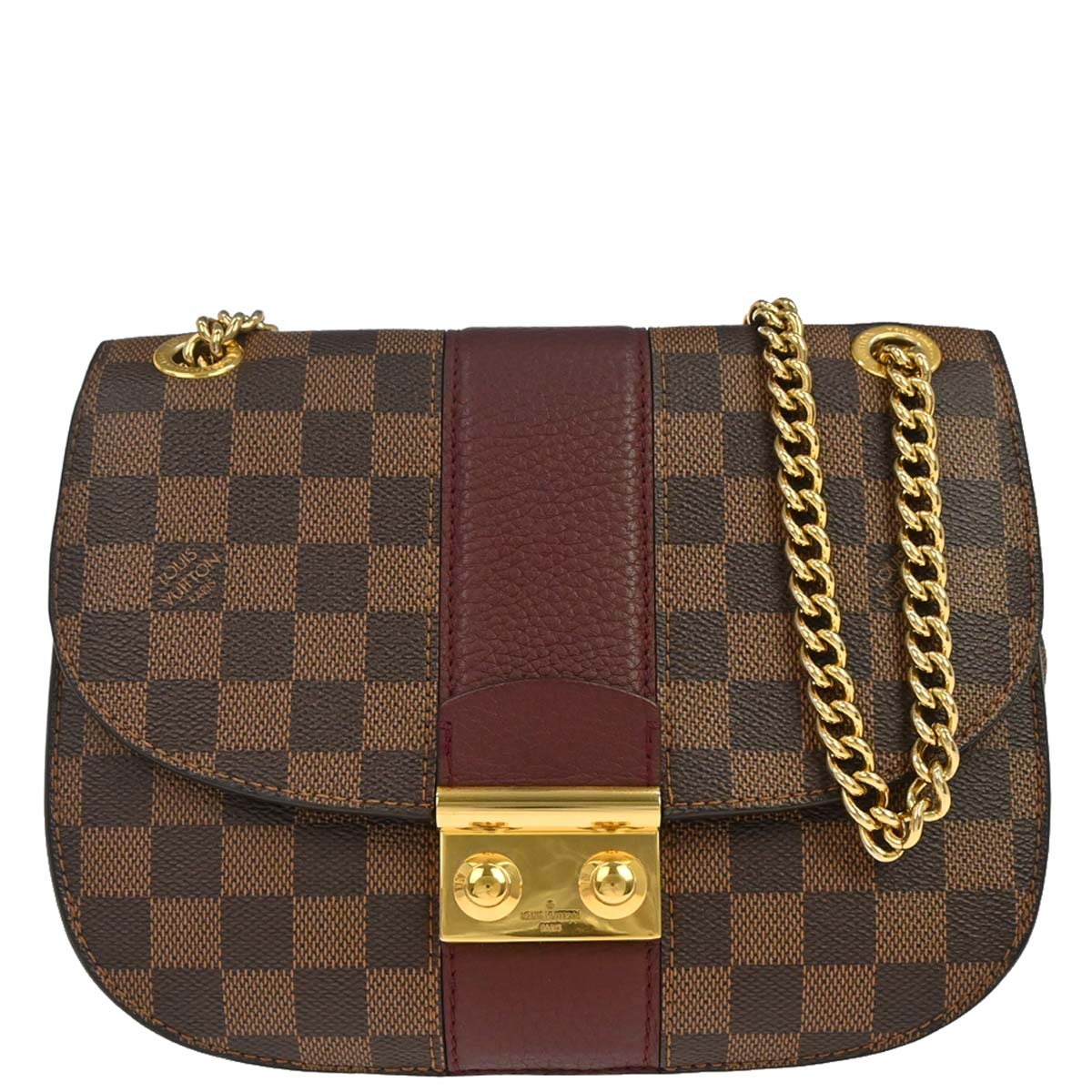 Louis Vuitton 2017 Damier Wight Chain Shoulder Bag N64420