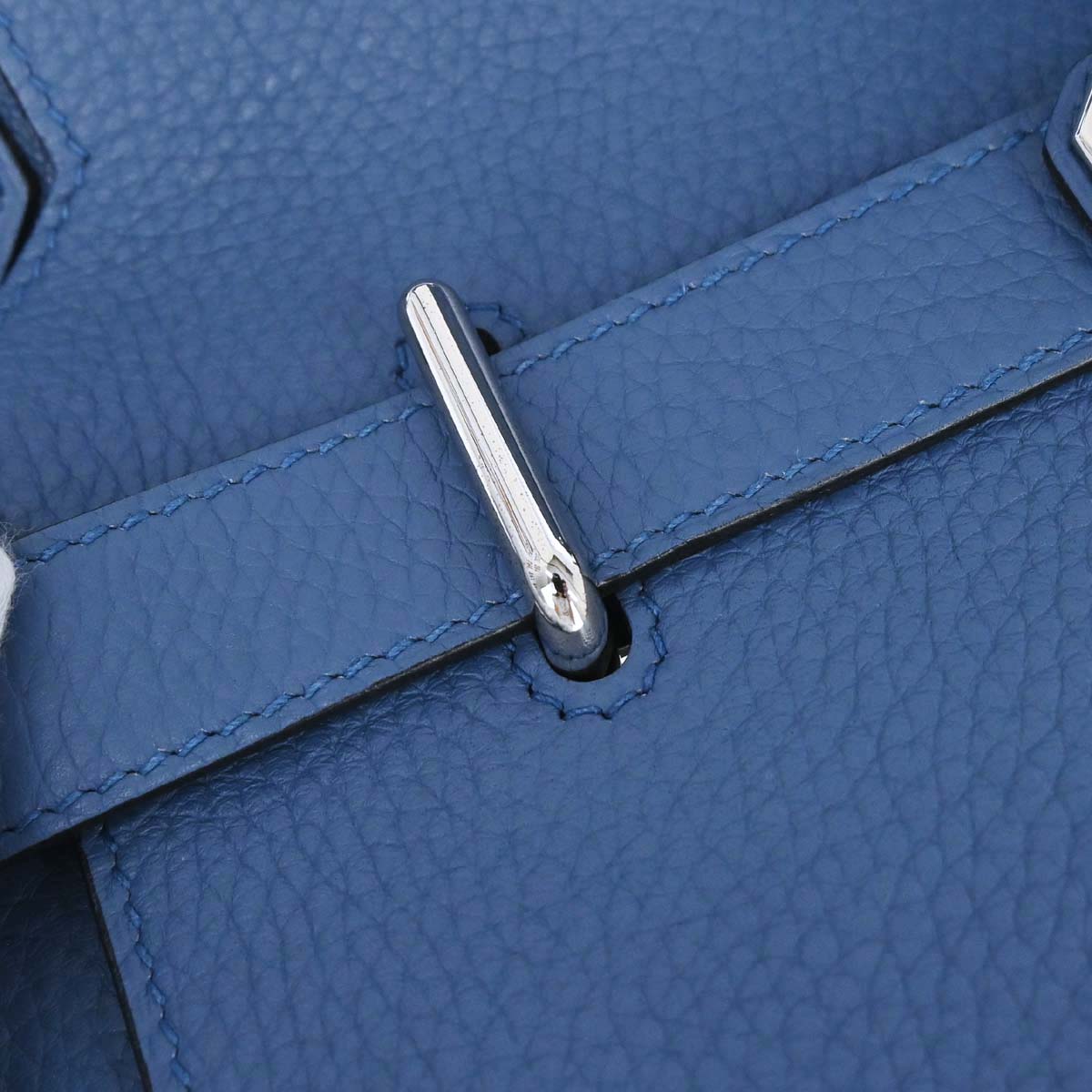Hermes Blue Agate Taurillon Clemence Jypsiere 31 Shoulder Bag