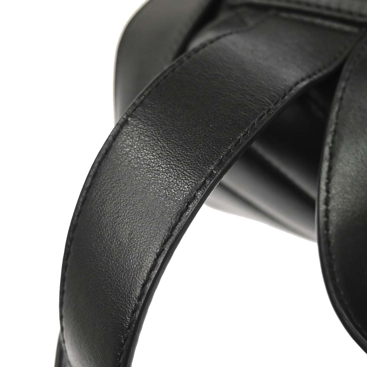 Saint Laurent Black Leather Loulou Backpack