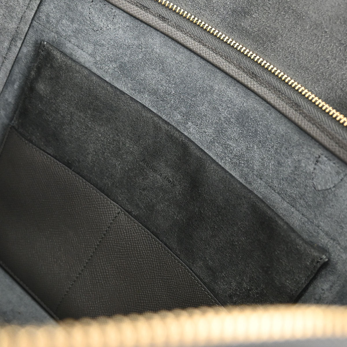 Celine Gray Belt Bag Mini 2way Shoulder Handbag