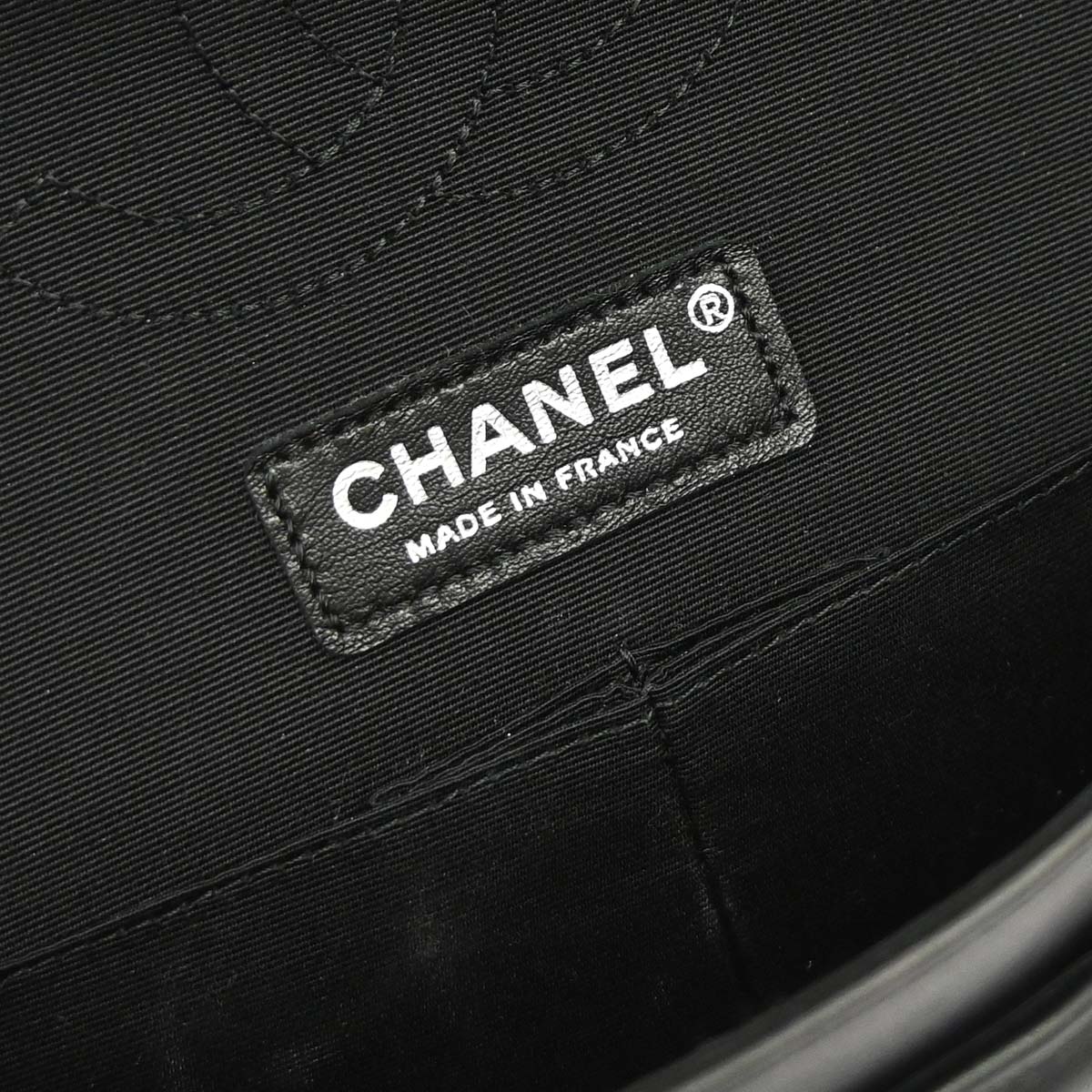 Chanel 2017 Navy Black Calfskin Medium Classic Double Flap Shoulder Bag