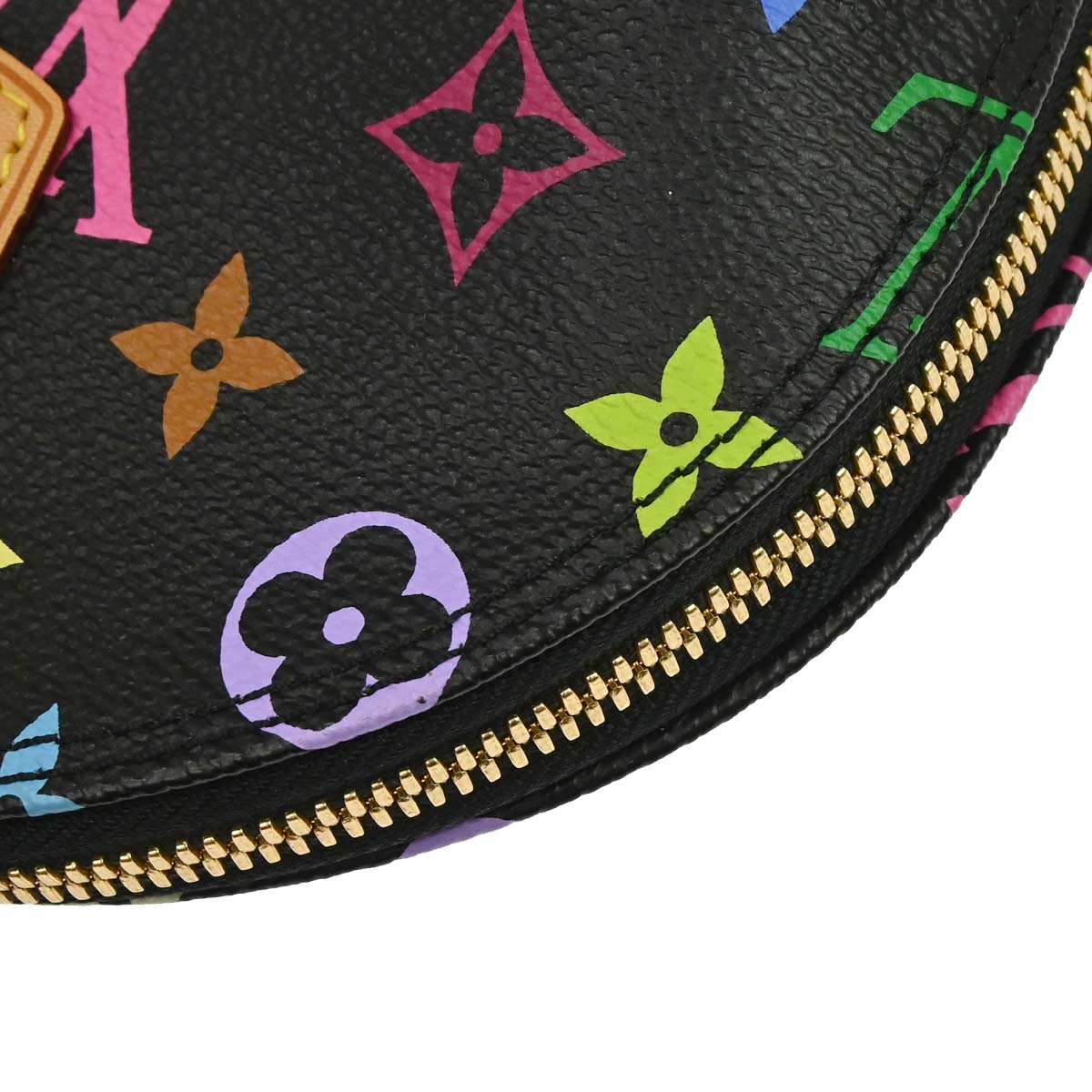 Louis Vuitton 2015 Black Monogram Multicolor Alma PM Handbag M40444