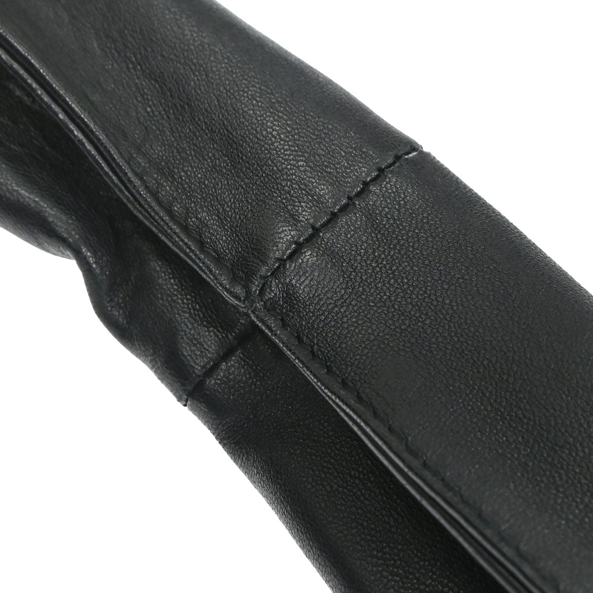 Bottega Veneta Black Lambskin Intrecciato Hobo Handbag