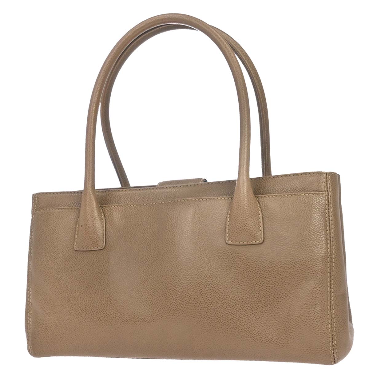 Chanel 2012-2013 Brown Calfskin Executive Cerf Tote Bag