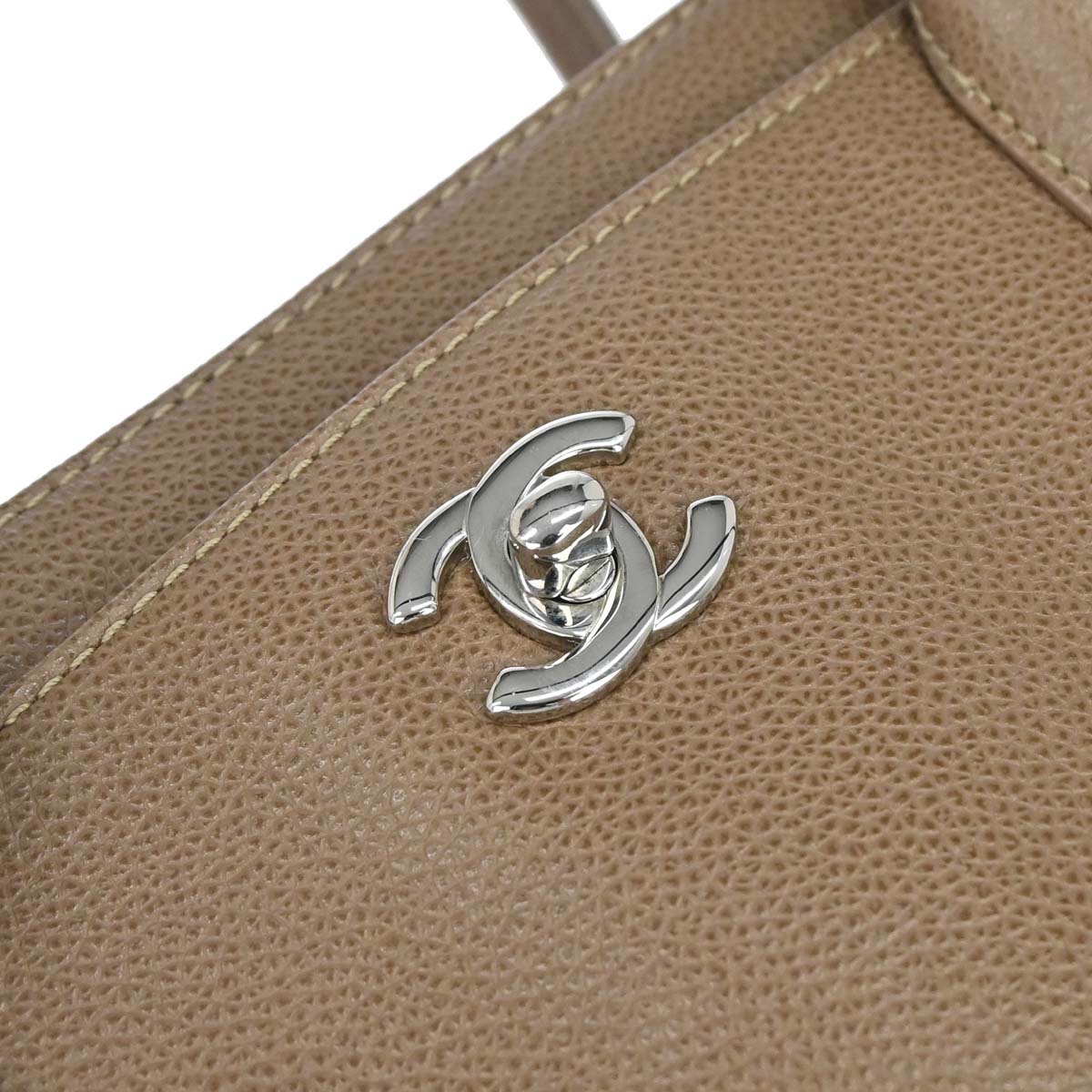 Chanel 2012-2013 Brown Calfskin Executive Cerf Tote Bag