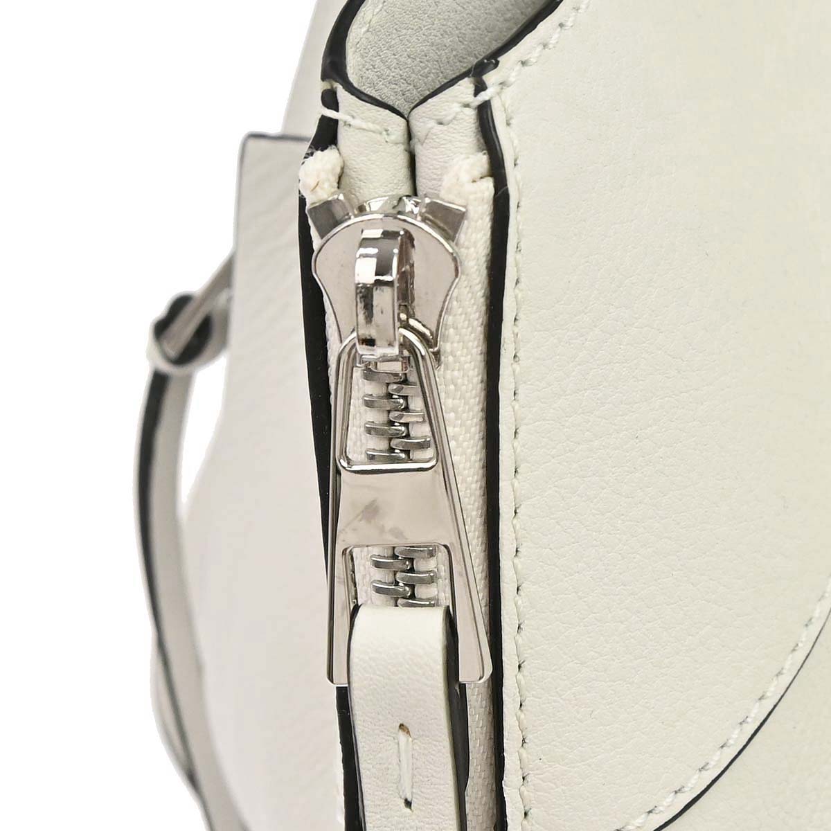 Loewe White Calfskin Hammock 2way Shoulder Tote Handbag